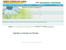 Tablet Screenshot of chinavisaagency.org